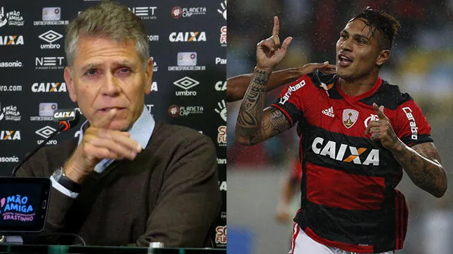 Paulo Autuori y Paolo Guerrero.