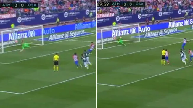 En el Atlético Madrid vs. Osasuna, Carrasco y Thomas se fallaron dos penales.