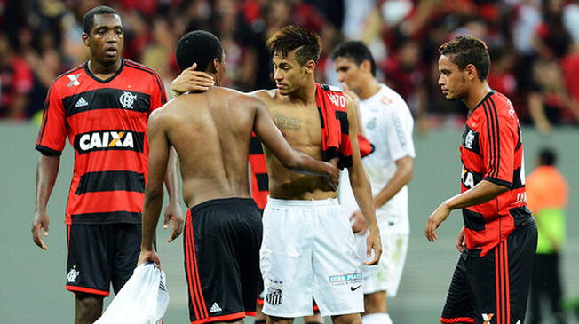 Neymar, tras un Flamengo-Santos en el Maracaná.