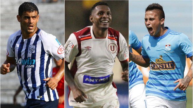 Luis Aguiar, Alberto Quintero y Cristian Ortiz, figuras de Alianza Lima, Universitario y Sporting Cristal.