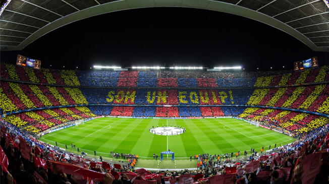 El Camp Nou tendrá un maravilloso mosaico para el Barcelona vs.Juventus.
