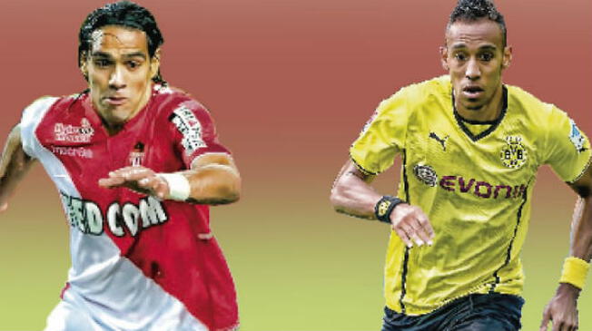 Borussia Dortmund vs. Mónaco: Falcao y Aubameyang en espectacular duelo de goleadores