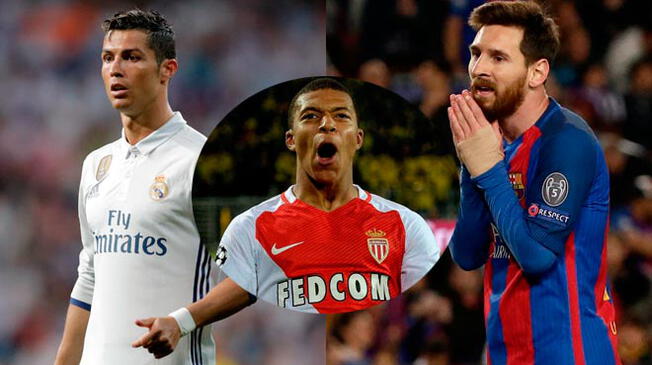 Mónaco: Kyllian Mbappé supera a Cristiano Ronaldo y Lionel Messi en Champions League