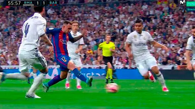 Real Madrid vs. Barcelona: Paco Alcácer desperdició gol ante gran salvada de Keylor Navas [DIRECTV SPORTS]