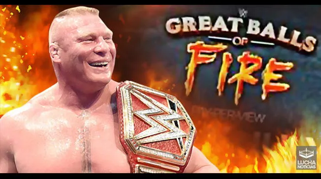 Brock Lesnar volverá a la actividad en la WWE en el próximo PPV Great Balls of Fire.