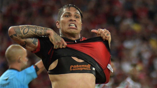 Paolo Guerrero marcó un golazo en el Flamengo vs. Fluminense.