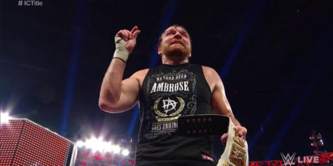 WWE Raw: Dean Ambrose vs. The Miz por el título intercontinental