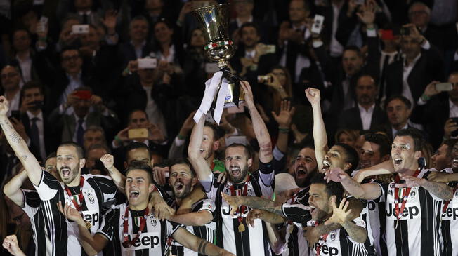 Juventus alzó la Copa Italia y sueña con ganar el “triplete” de la temporada