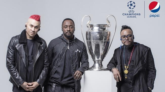 The Black Eyed Peas tocarán en la final de la Champions League.