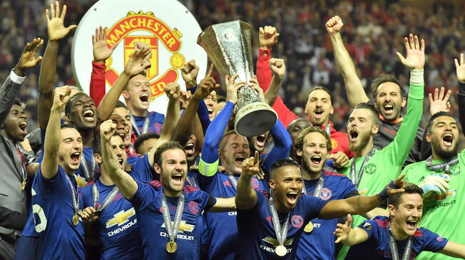 Manchester United: así fue la celebración tras ganar su primera Europa League