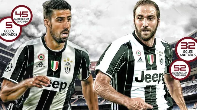 Juventus: Gonzalo Higuaín y Sami Khedira juraron vengarse del Real Madrid