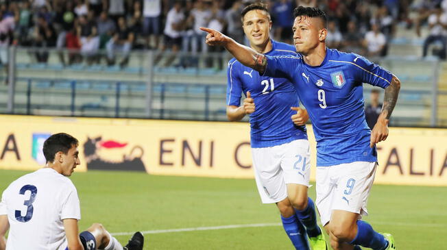 Italia: así fue el hat-trick de Gianluca Lapadula a San Marino