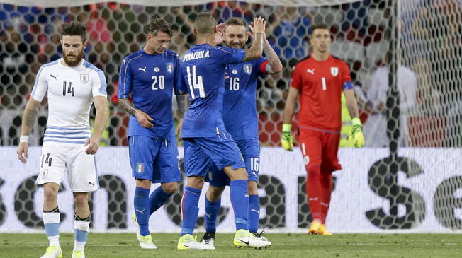 Uruguay cayó goleado ante Italia y su sumó cinco derrotas consecutivas
