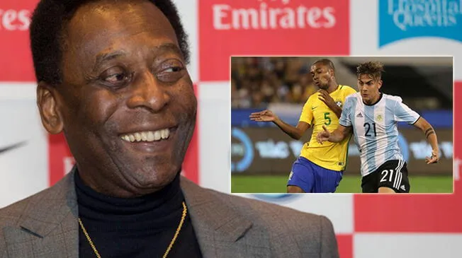 Pelé fue muy crítico con la actuación de Dybala en el Brasil-Argentina.