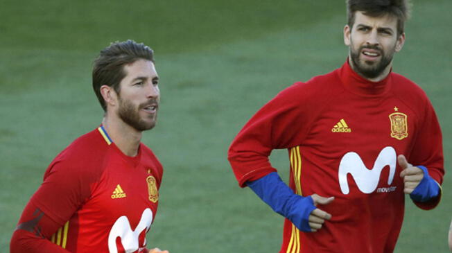 Sergio Ramos y Gerard Piqué mantienen una buena relación fuera de las canchas