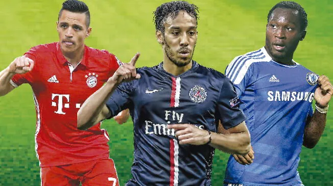 Fichajes 2017: poderosos clubes pelean para fichar a Aubameyang y Alexis Sánchez