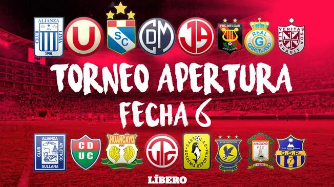 Fecha 6 del Torneo Apertura.