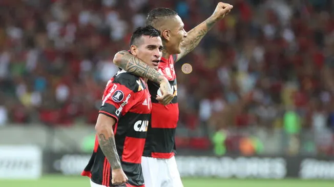 Miguel Trauco apareció en el último minuto para salvar al Flamengo ante Fluminense