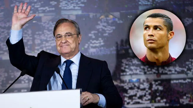 Florentino Pérez habló sobre Cristiano Ronaldo.