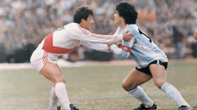 hace 32 años Perú le ganó 1-0a la argentina de maradona.