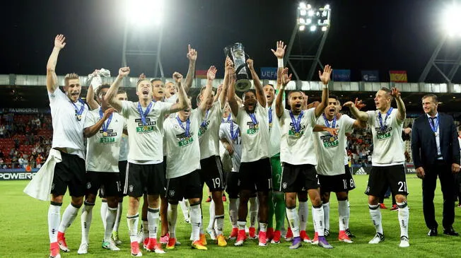 Alemania: así fue la celebración teutona tras la obtención del título de la Eurocopa Sub-21