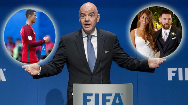 Presidente de la FIFA y el emotivo mensaje a Cristiano Ronaldo y Lionel Messi 