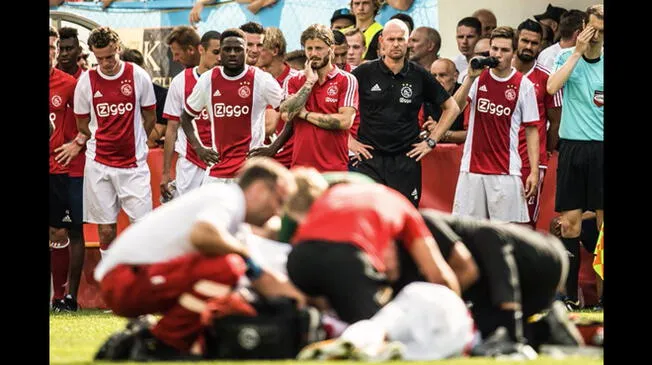 Los futbolistas del Ajax preocupados por el estado de Abdelhak Nouri
