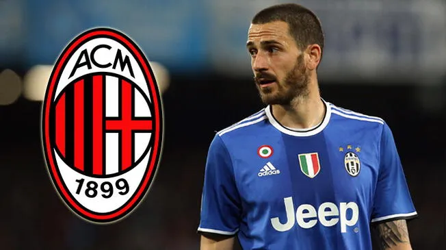 Leonardo Bonucci dejó la Juventus y es nuevo jugador del AC Milan.