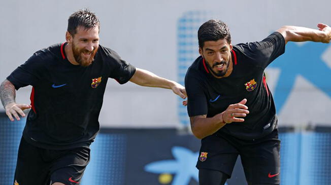 Lionel Messi y Luis Suárez ya entrenan bajo las órdenes de Ernesto Valverde