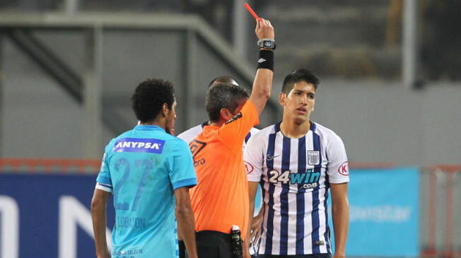 Alianza Lima: Alexis Cossio vio la roja por segundo partido consecutivo