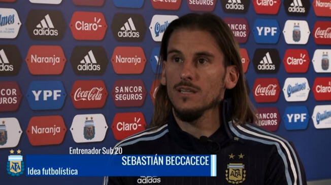 Sebastián Beccacece fue oficializado como nuevo DT de la Selección Argentina Sub-20