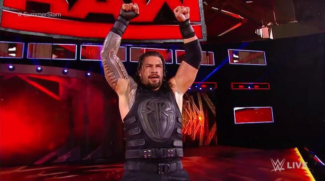 Roman Reigns venció Samoa Joe y Braun Strowman en triple amenaza.