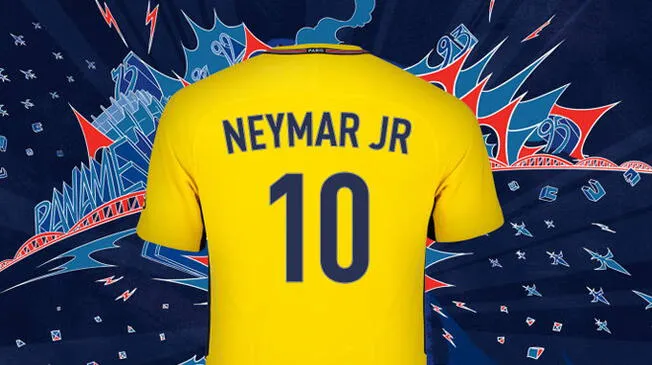 Neymar y la camiseta exclusiva que mandó hacer el PSG tras su fichaje [VIDEO] | FOTO: PSG.