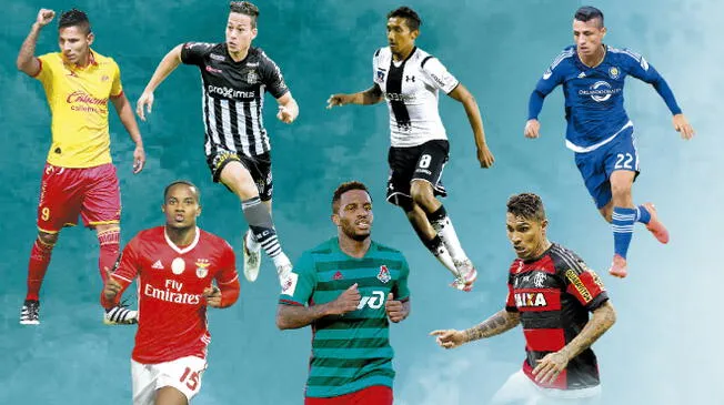 Conoce a los 40 futbolistas peruanos que juegan en equipos profesionales extranjeros