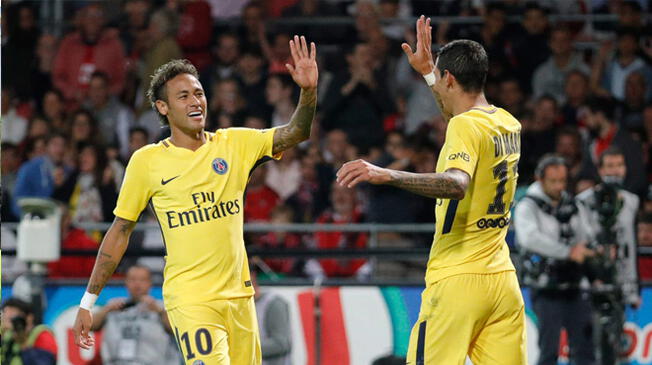 Neymar debutó por todo lo alto con el PSG que goleó y es uno de los líderes de la Ligue 1 