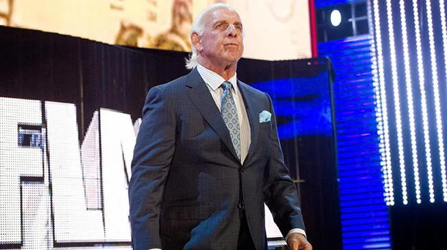 Ric Flair en estado crítico. Foto: WWE.com