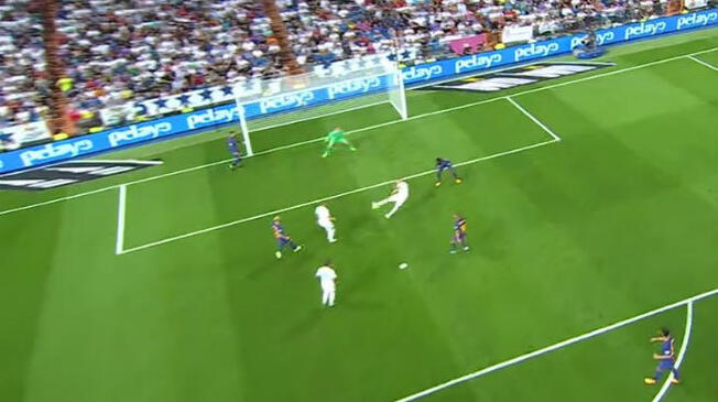 Real Madrid vs. Barcelona DIRECTV: Karim Benzema pone el 2-0 con golazo de media tijera