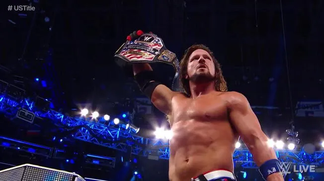En WWE SmackDown Live, AJ Styles retuvo otra vez el título de Estados Unidos ante Kevin Owens.