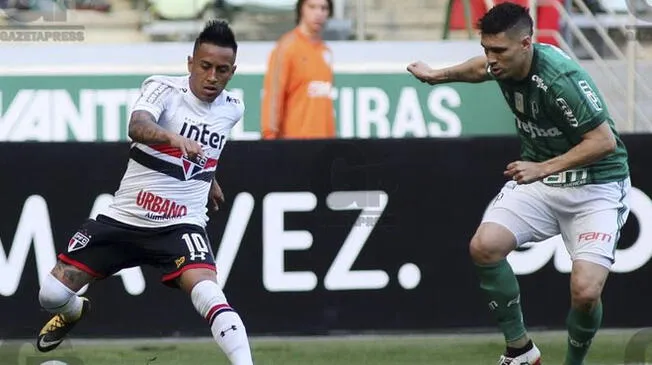 Christian Cueva que la pasa mal con Sao Paulo se une hoy a la Selección Peruana