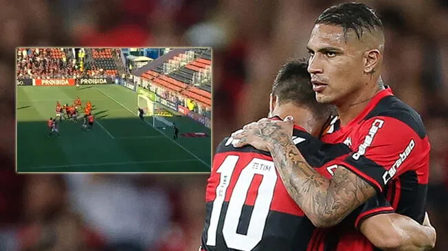Paolo Guerrero ganó por arriba y Diego anotó 1-0 del Flamengo ante Atlético Paranaense Paolo Guerrero ganó por arriba y Diego anotó 1-0 del Flamengo ante Atlético Paranaense