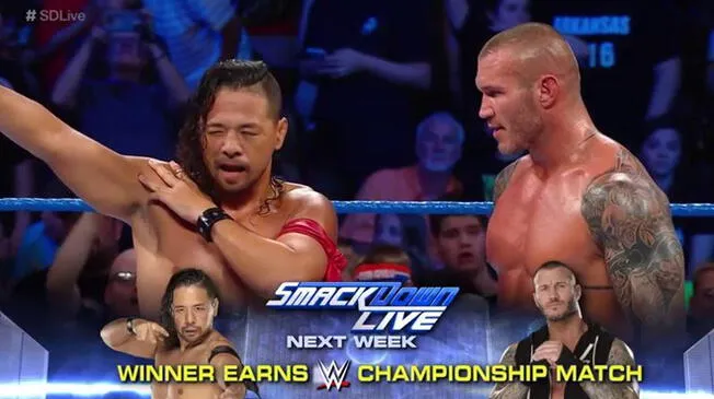 En WWE SmackDown Live, Randy Orton y Shinsuke Nakamura derrotaron a Jinder Mahal y Rusev.