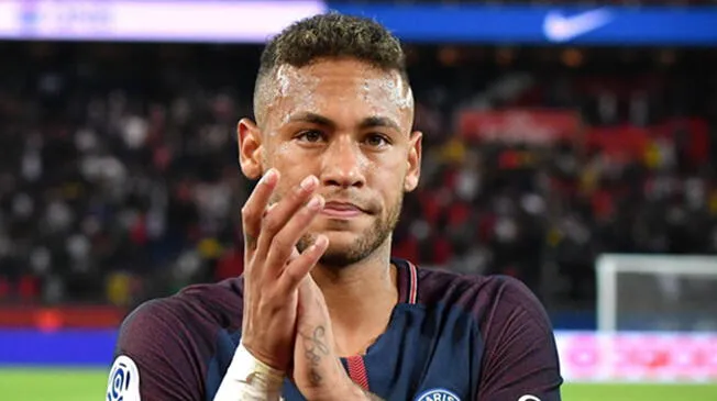 Neymar llegó al Parque de los Príncipes para ganar la Champions League con los parisinos.