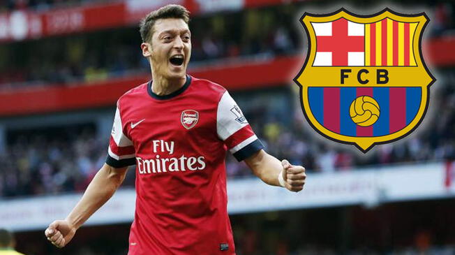 Mesut Ozil es la última esperanza del Barcelona para la temporada 2017/18.