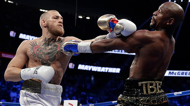 Conor McGregor perdió en el décimo round frente a Floyd Mayweather. Foto: AP