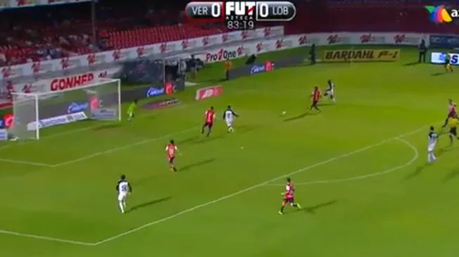 En el Lobos BUAP vs. Veracruz, Luis Advíncula y su extraordinario pase-gol en la Liga MX 