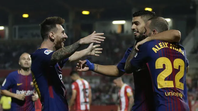 Barcelona está intratable en la Liga española ganando a todos sus rivales que enfrenta