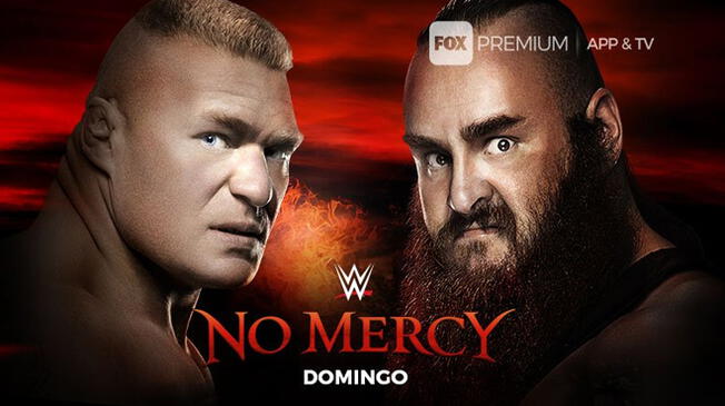 Guía de canales del evento WWE No Mercy 2017.