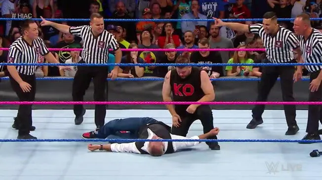 En WWE SmackDown, Shane McMahon recibió una paliza de Kevin Owens previo al Hell in a Cell 2017