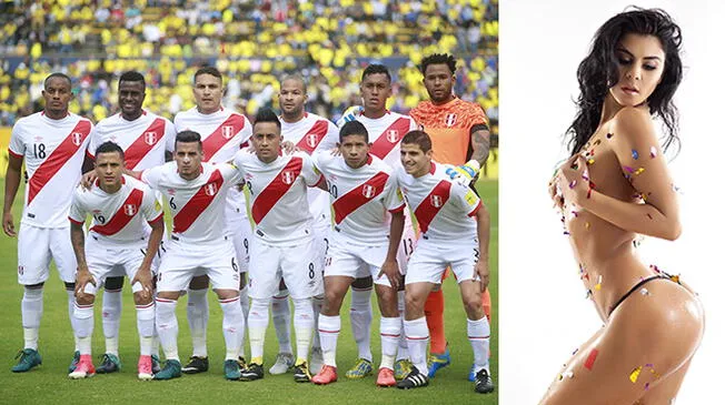 Perú vs. Argentina: la infartante foto de Claudia Abusada en apoyo al equipo de Ricardo Gareca.