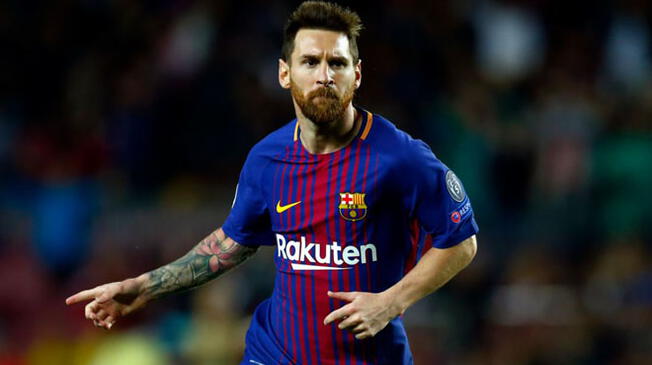 Lionel Messi festejó a lo grande su gol número 100 en competiciones europeas
